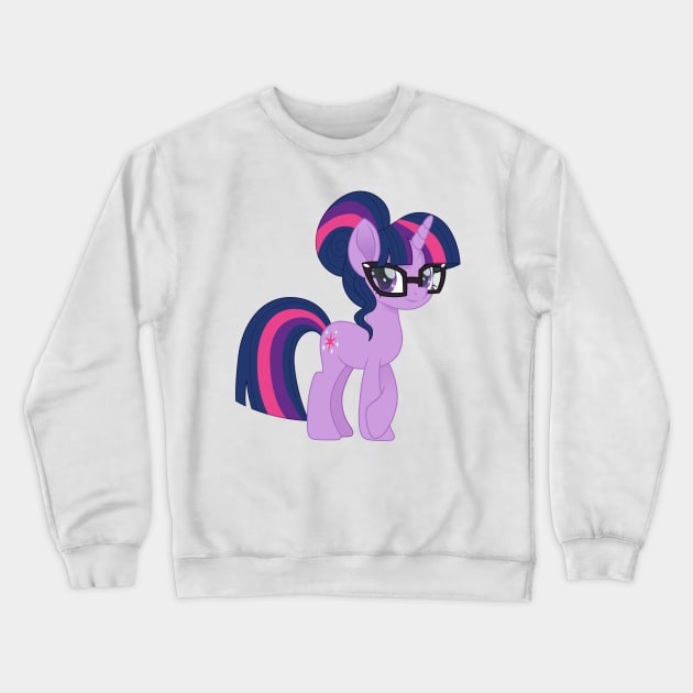 Twilight Sparkle pony shadowbolt Crewneck Sweatshirt by CloudyGlow